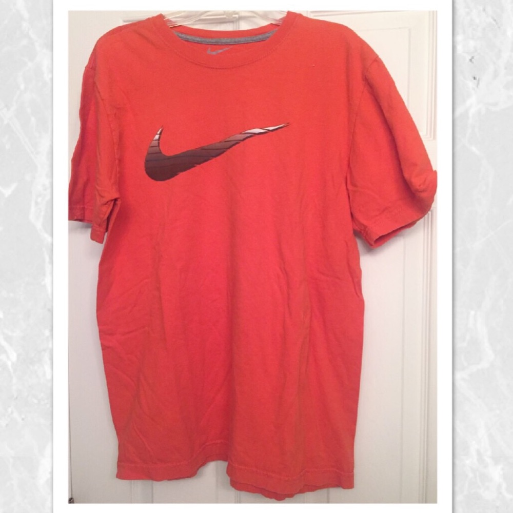 Orange Nike tee